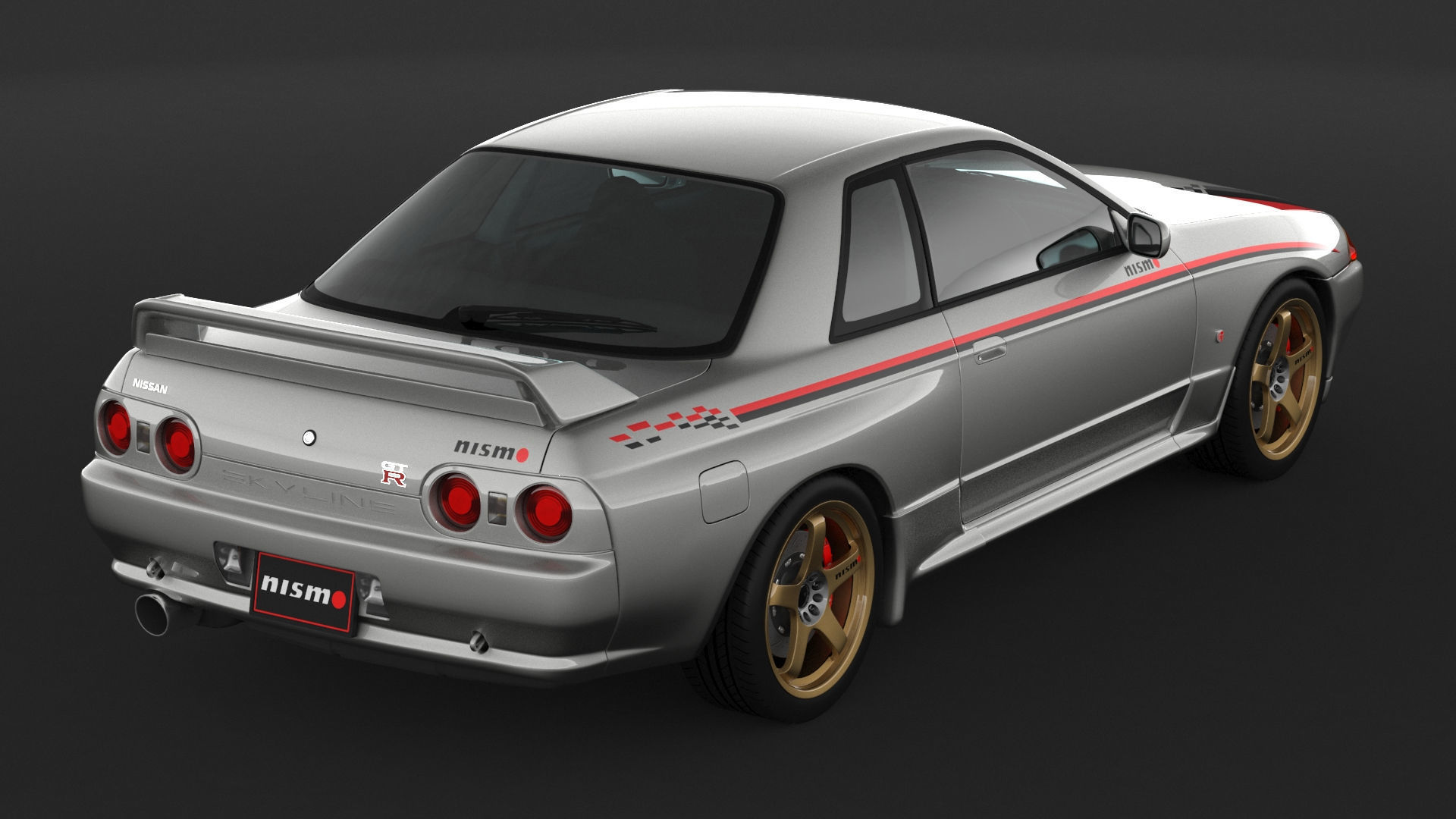 Nissan Skyline GT-R R32 nismo 3D model_6