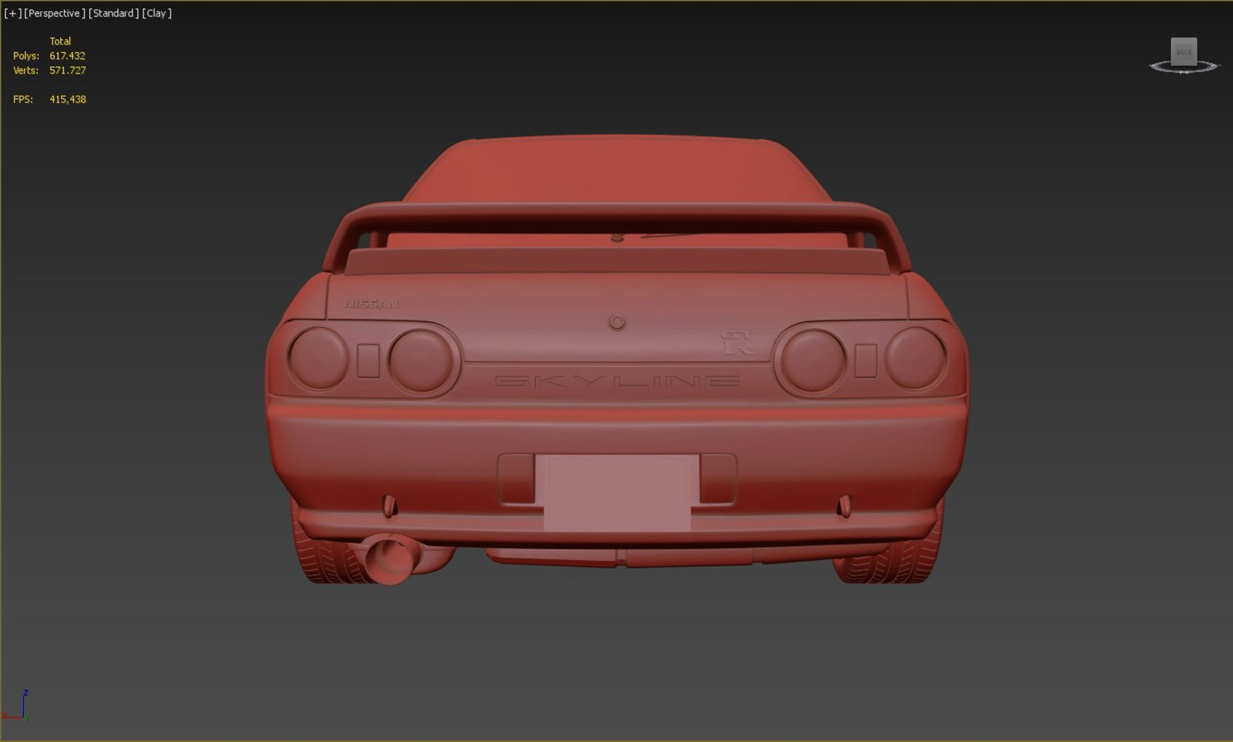 Nissan Skyline GT-R R32 nismo 3D model_13