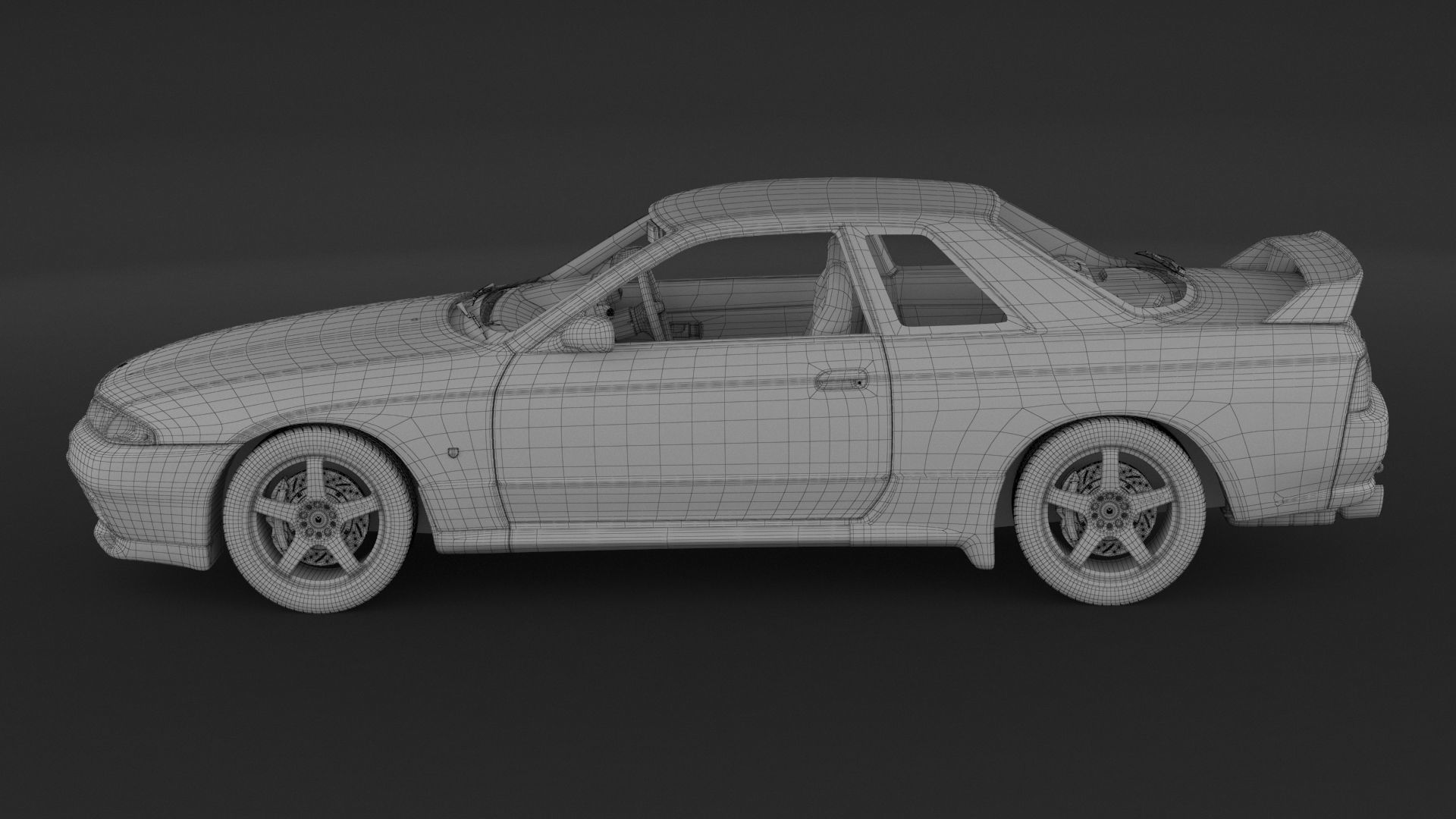 Nissan Skyline GT-R R32 nismo 3D model_10