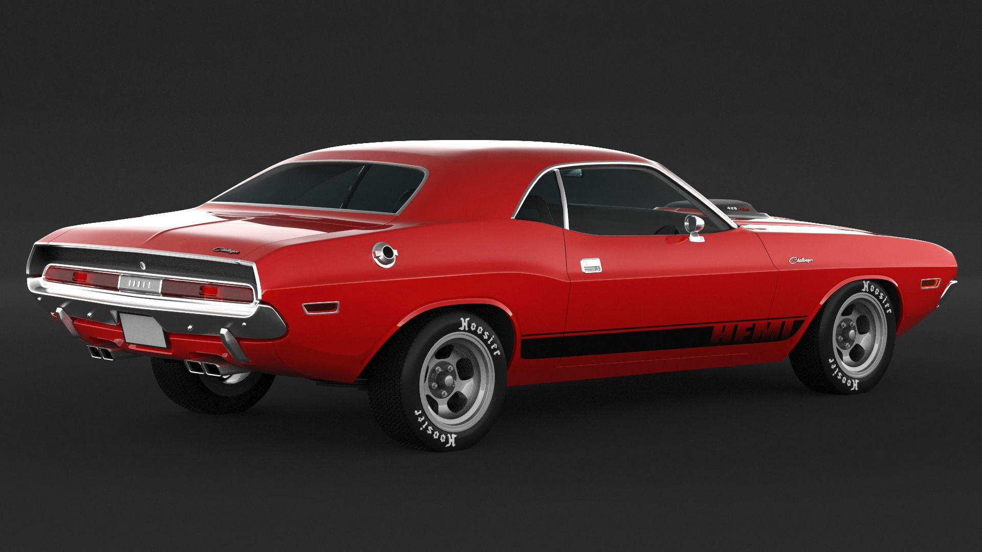 1970 Dodge Challenger Mopar 3D model_1