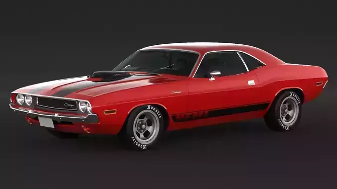 1970 Dodge Challenger Mopar 3D model