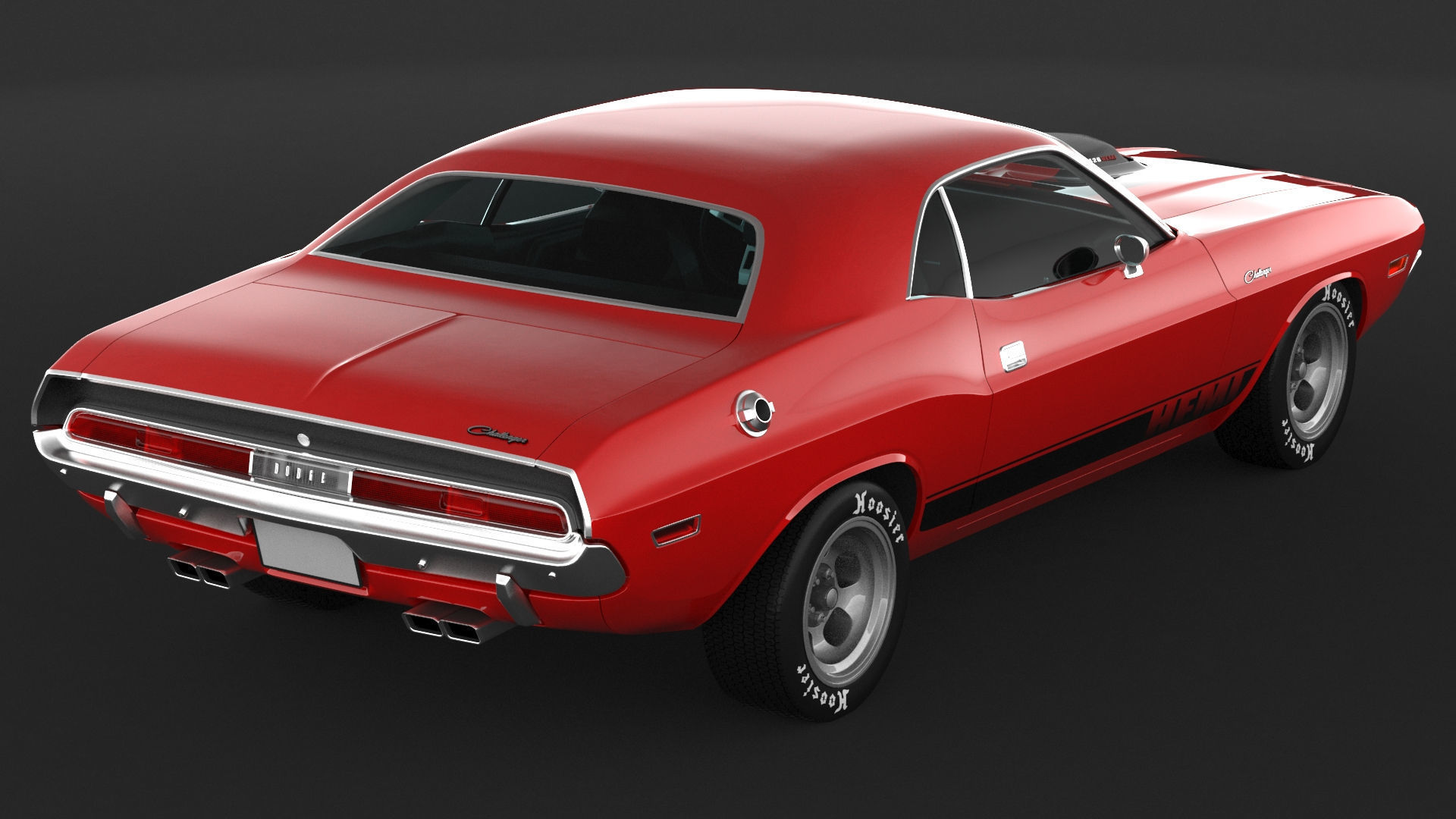 1970 Dodge Challenger Mopar 3D model_6