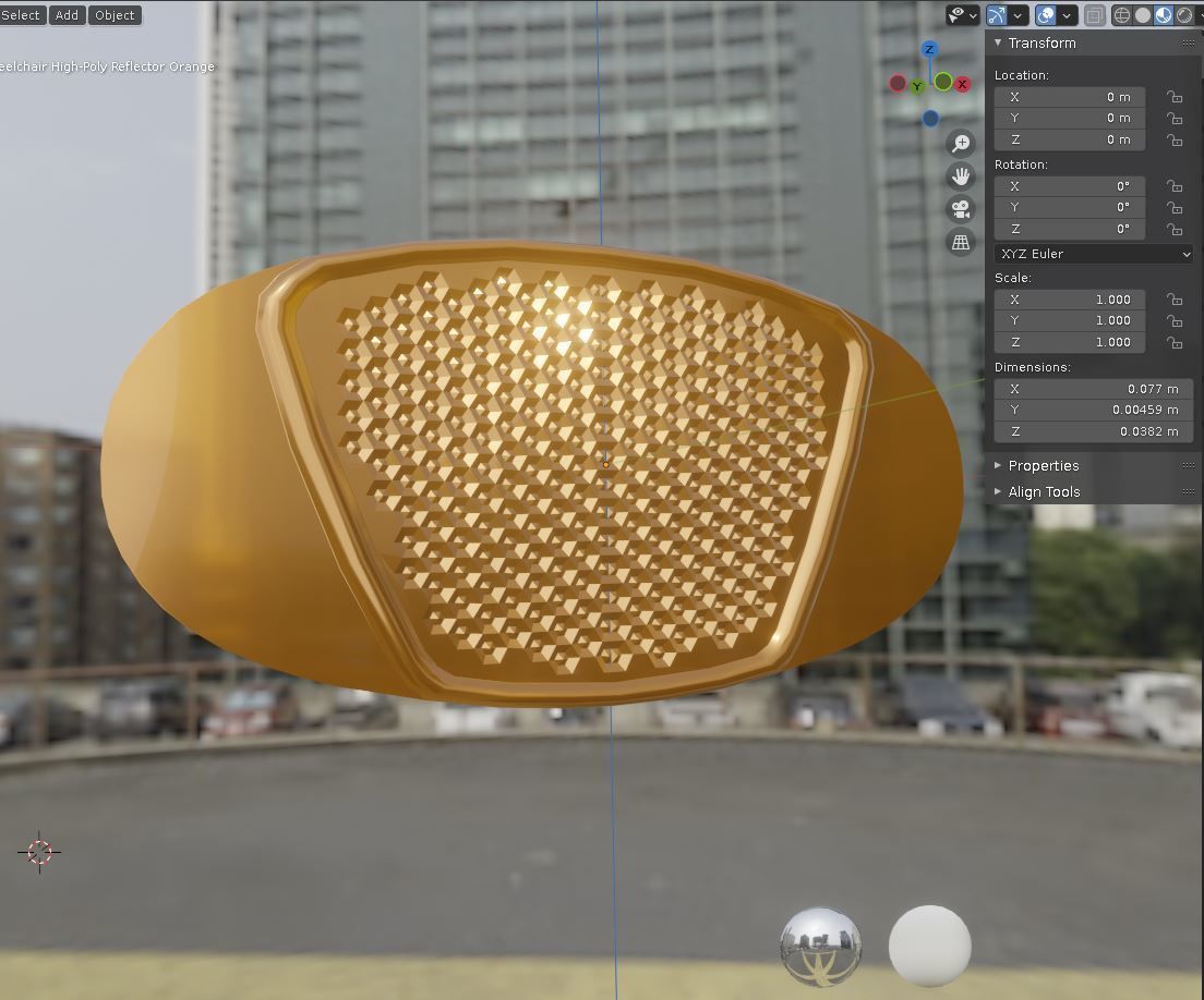 High-Poly Wheelchair with Parts and Procedural PBR Materials 3D Model Collection_30