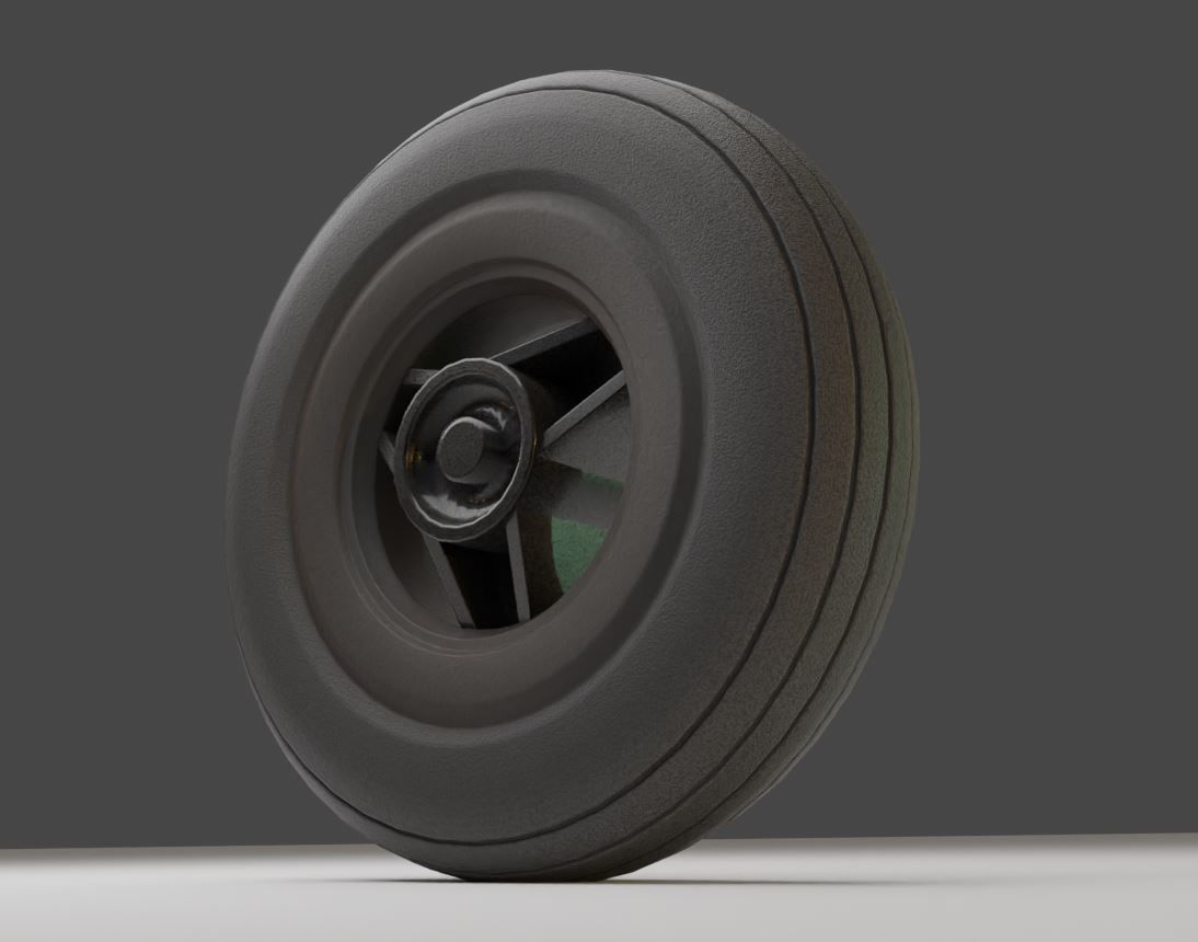 High-Poly Wheelchair with Parts and Procedural PBR Materials 3D Model Collection_57