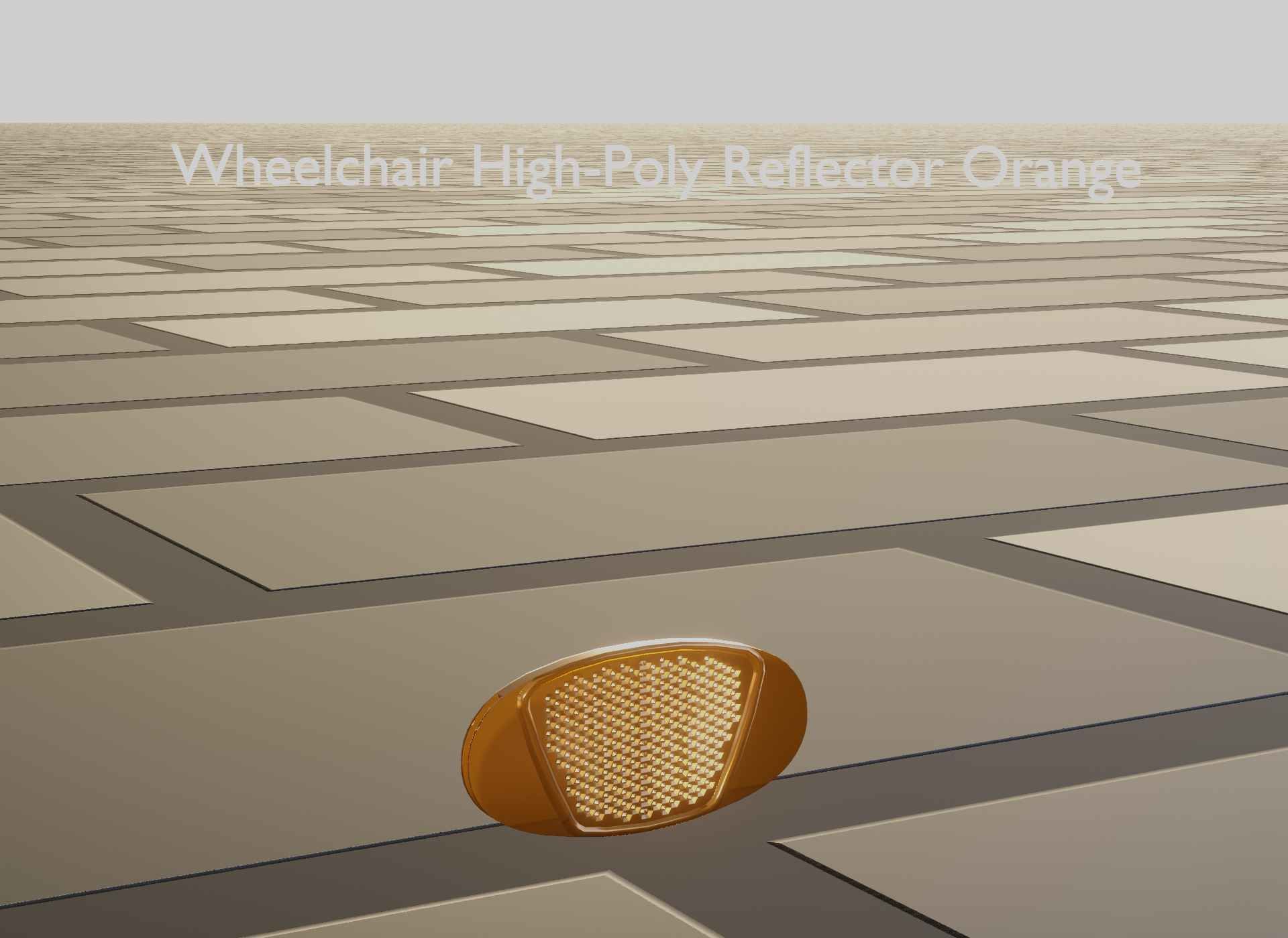 High-Poly Wheelchair with Parts and Procedural PBR Materials 3D Model Collection_34