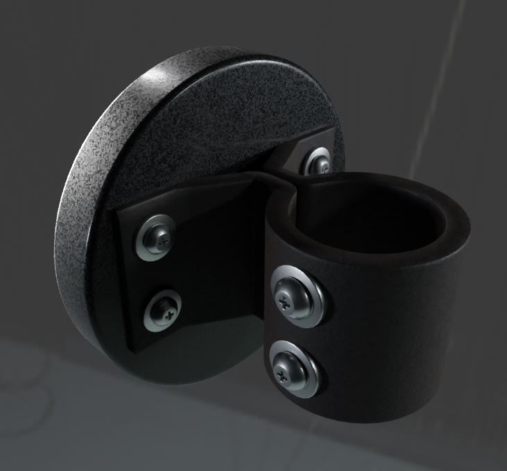 High-Poly Wheelchair with Parts and Procedural PBR Materials 3D Model Collection_39