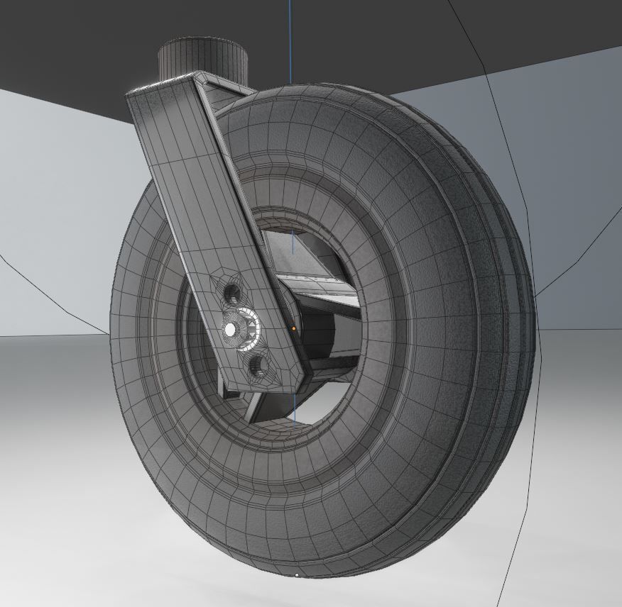 High-Poly Wheelchair with Parts and Procedural PBR Materials 3D Model Collection_50