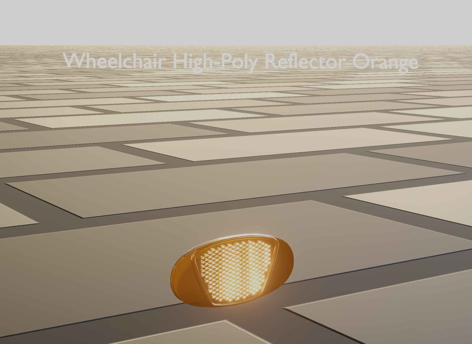 High-Poly Wheelchair with Parts and Procedural PBR Materials 3D Model Collection_31