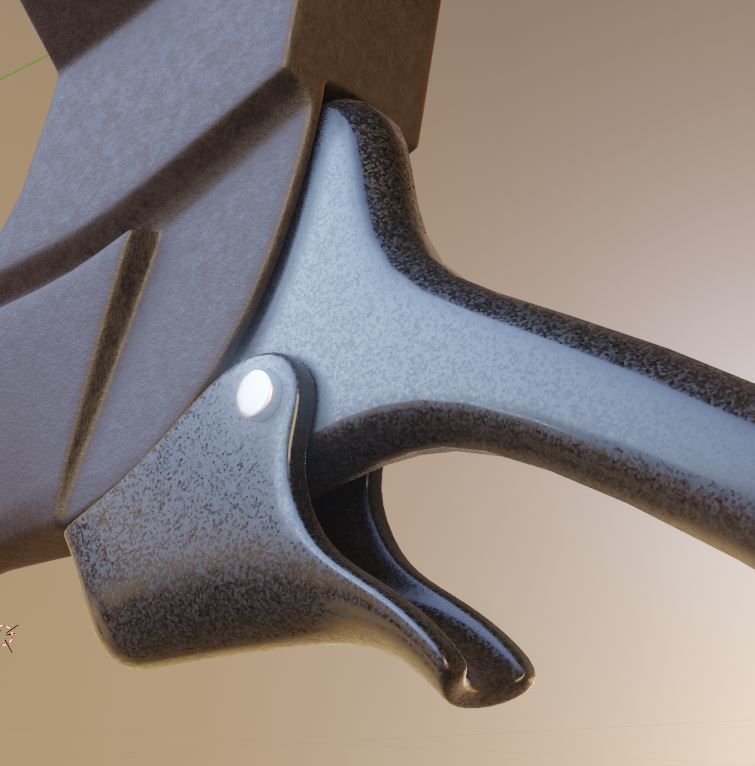 High-Poly Wheelchair with Parts and Procedural PBR Materials 3D Model Collection_29