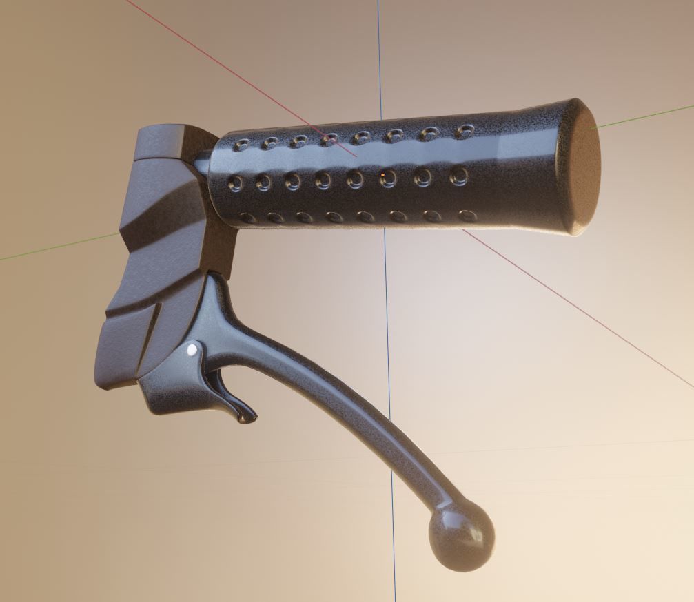 High-Poly Wheelchair with Parts and Procedural PBR Materials 3D Model Collection_13