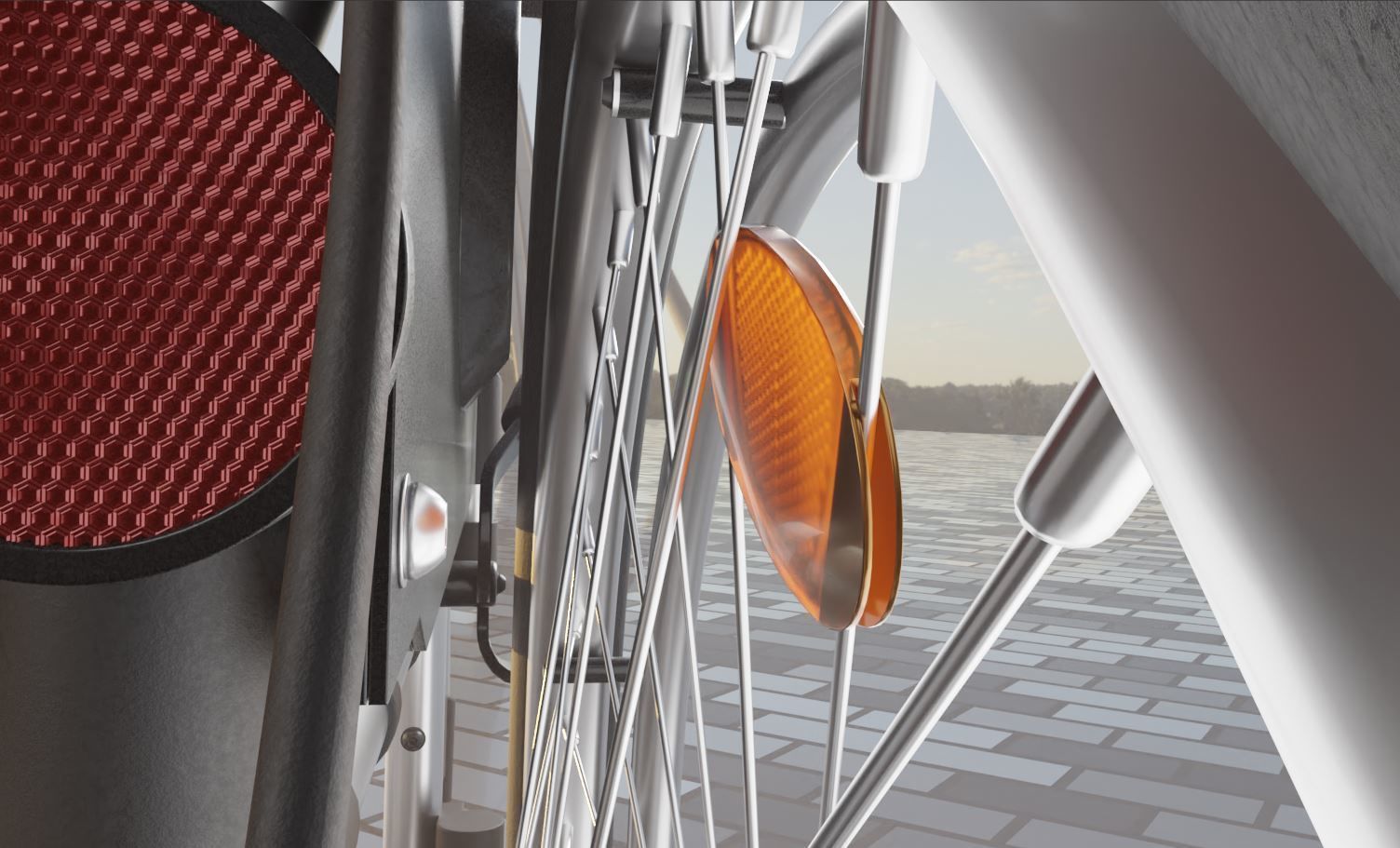 High-Poly Wheelchair with Parts and Procedural PBR Materials 3D Model Collection_25