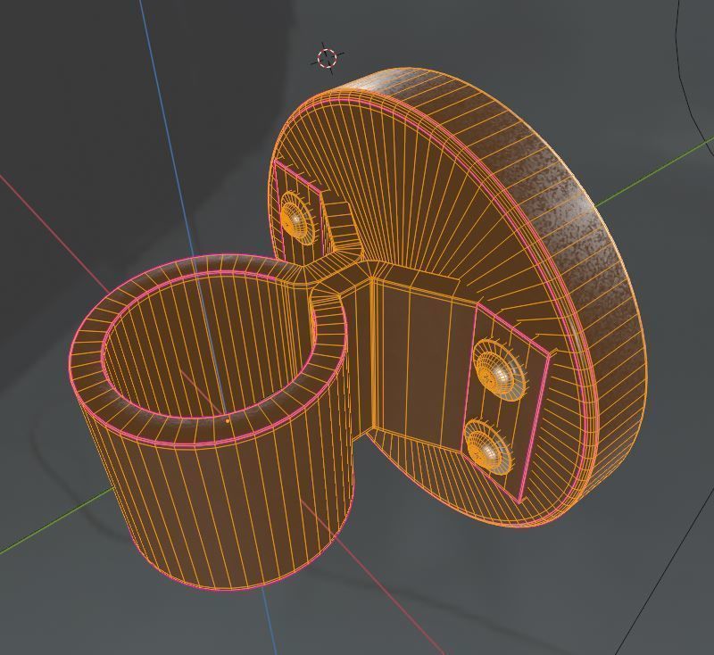 High-Poly Wheelchair with Parts and Procedural PBR Materials 3D Model Collection_38