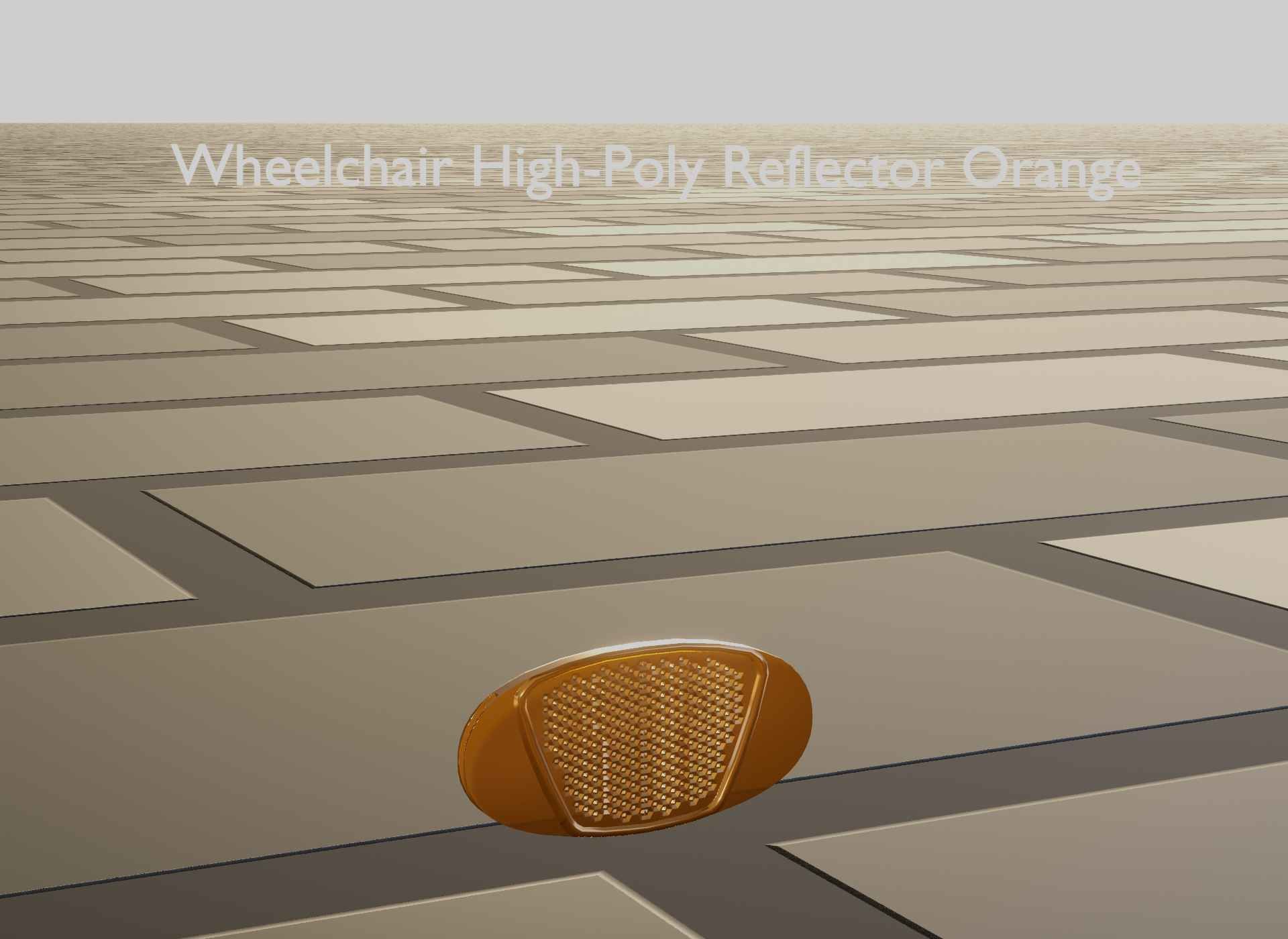 High-Poly Wheelchair with Parts and Procedural PBR Materials 3D Model Collection_35