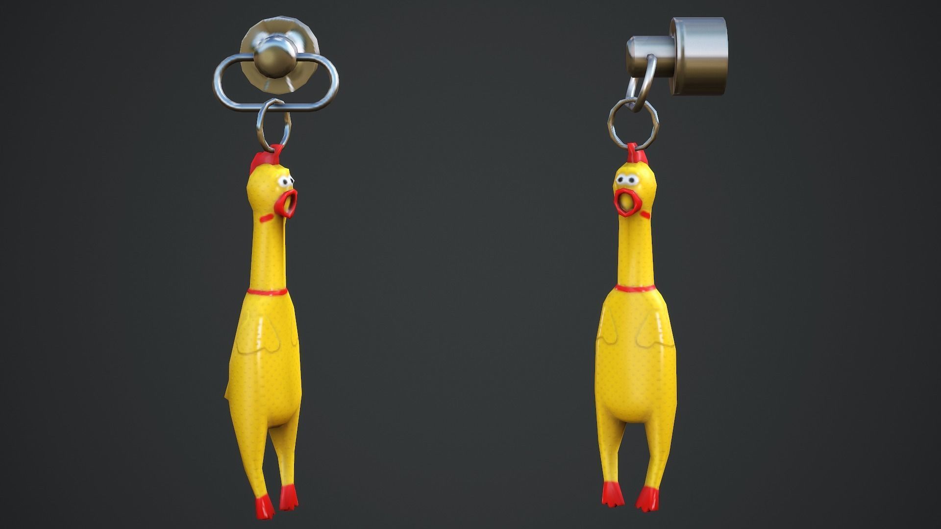 Weapon Charms Small Collection vol 02 - Low Poly Game Ready _19