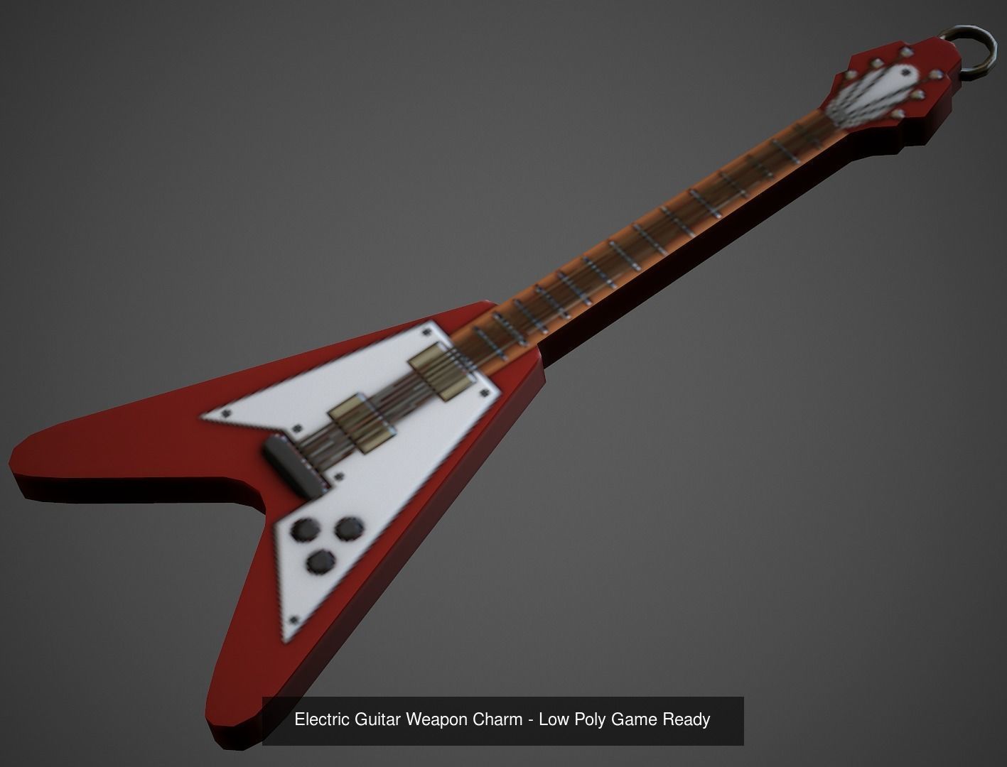 Weapon Charms Small Collection vol 02 - Low Poly Game Ready _1