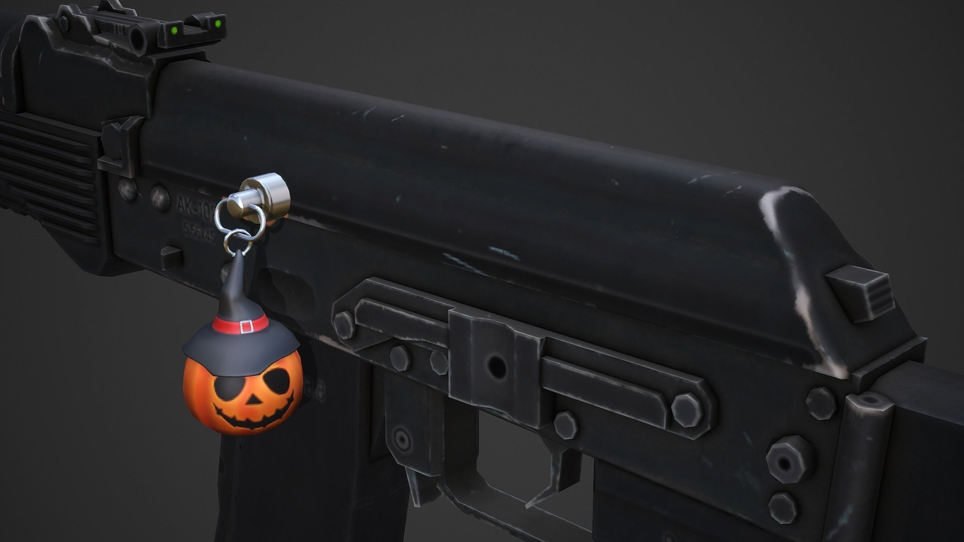 Weapon Charms Small Collection vol 02 - Low Poly Game Ready _7