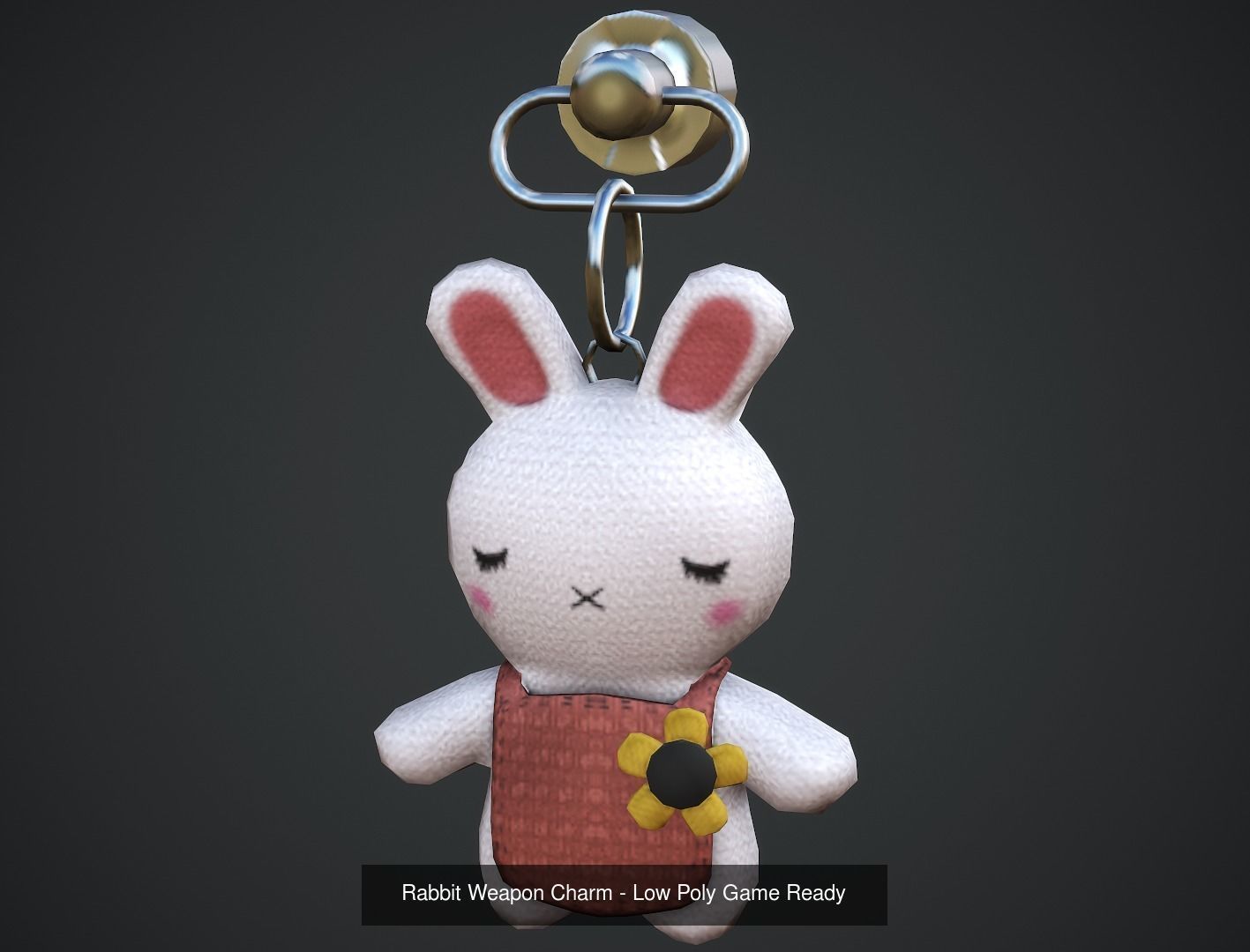 Weapon Charms Small Collection vol 02 - Low Poly Game Ready _11