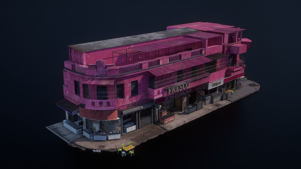 FRESCO BUILDING 3D model_2