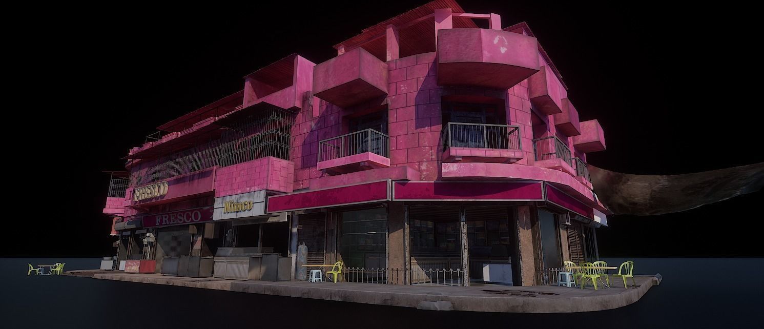 FRESCO BUILDING 3D model_4
