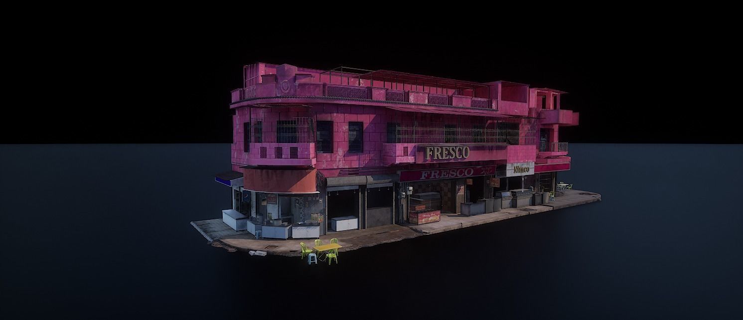 FRESCO BUILDING 3D model_7
