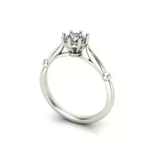 Solitaire Wedding Engagement Women Ring