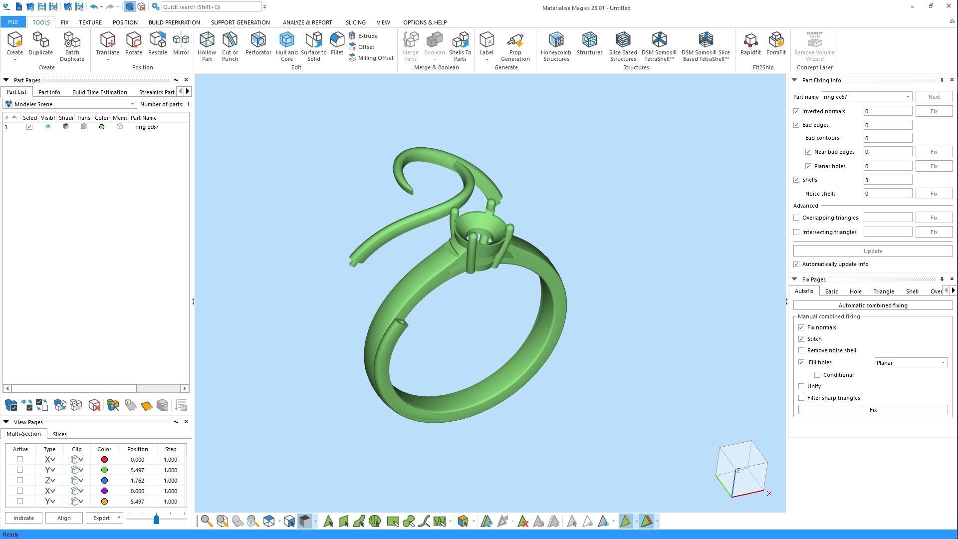Solitaire Wedding Engagement Women Ring 3D print model_4