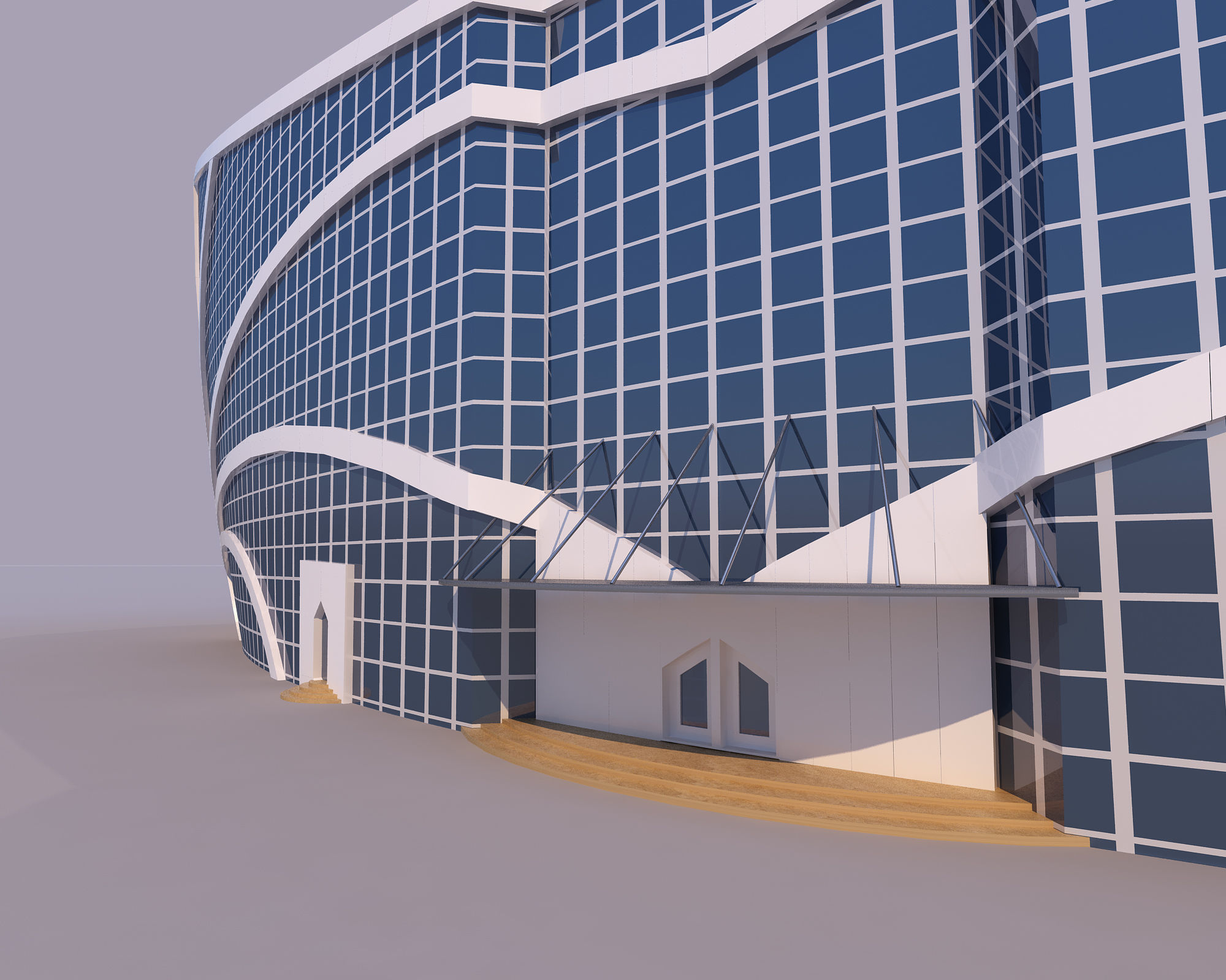 0124 - Boat Skyscraper 3D model_5