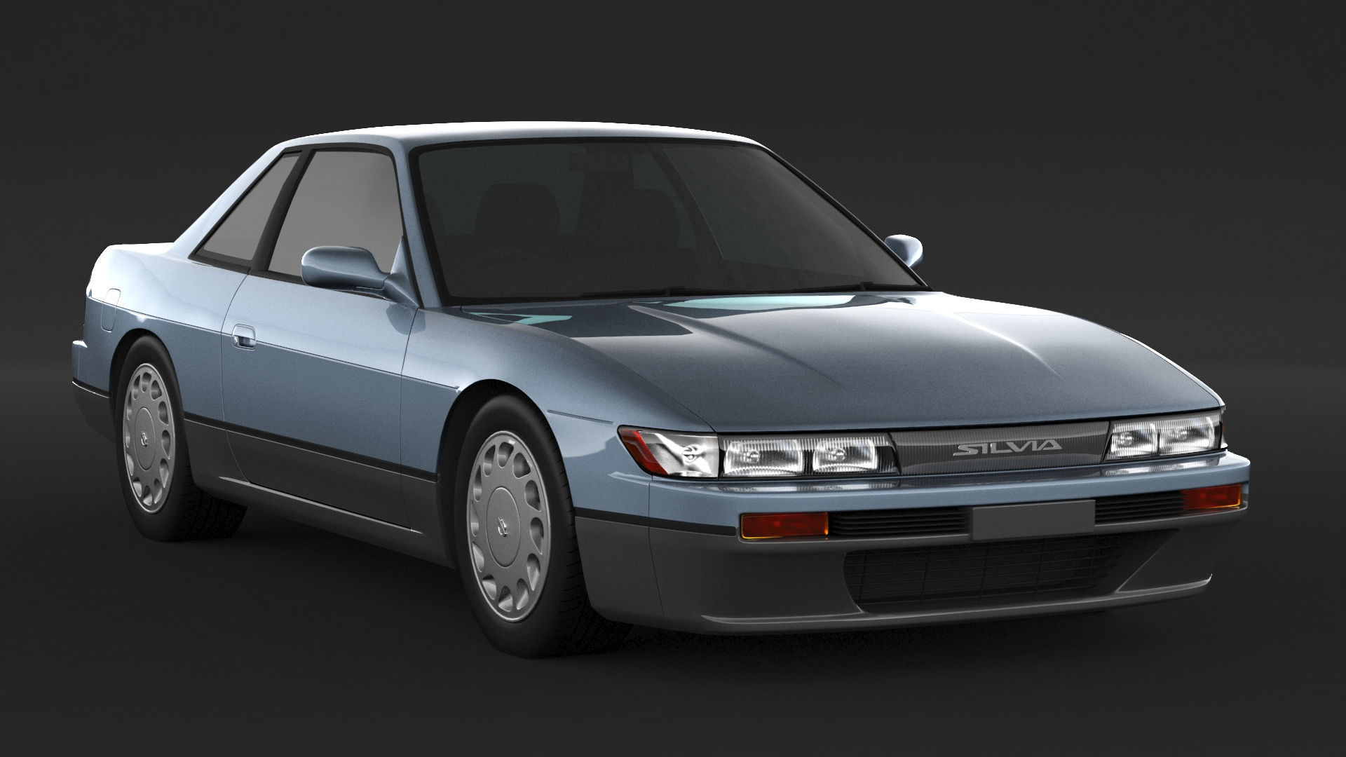 Nissan Silvia S13 3D model_2