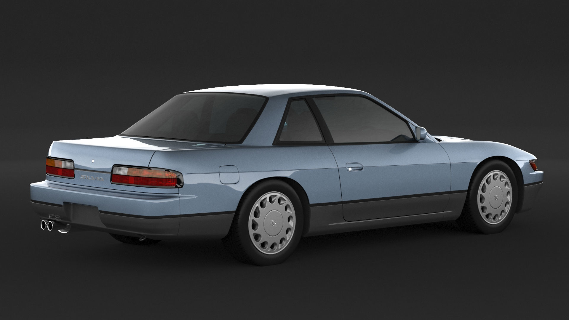 Nissan Silvia S13 3D model_1