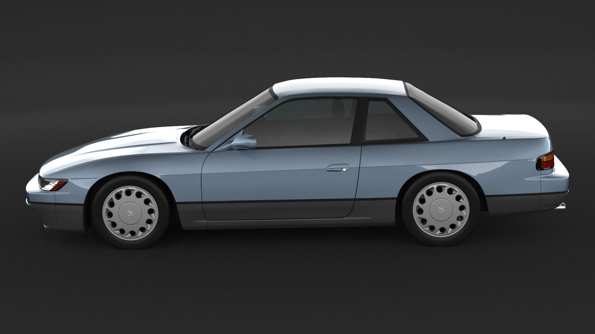 Nissan Silvia S13 3D model_4