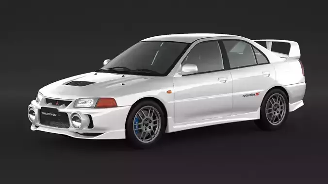 Mitsubishi Lancer Evolution 4 3D model