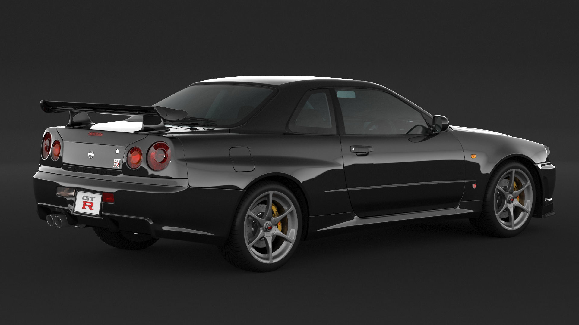 Nissan Skyline GT-R R34 3D model_1