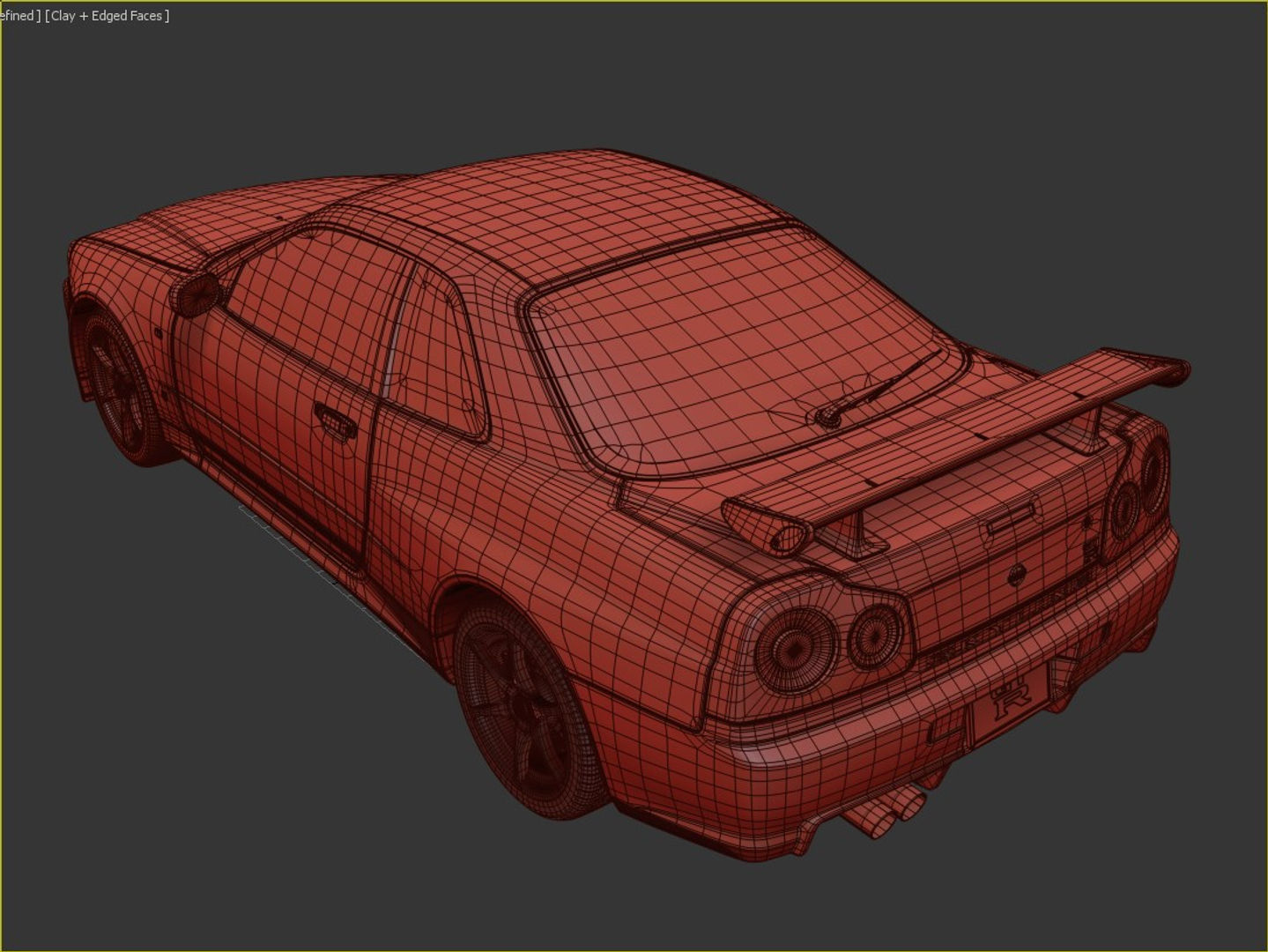 Nissan Skyline GT-R R34 3D model_15