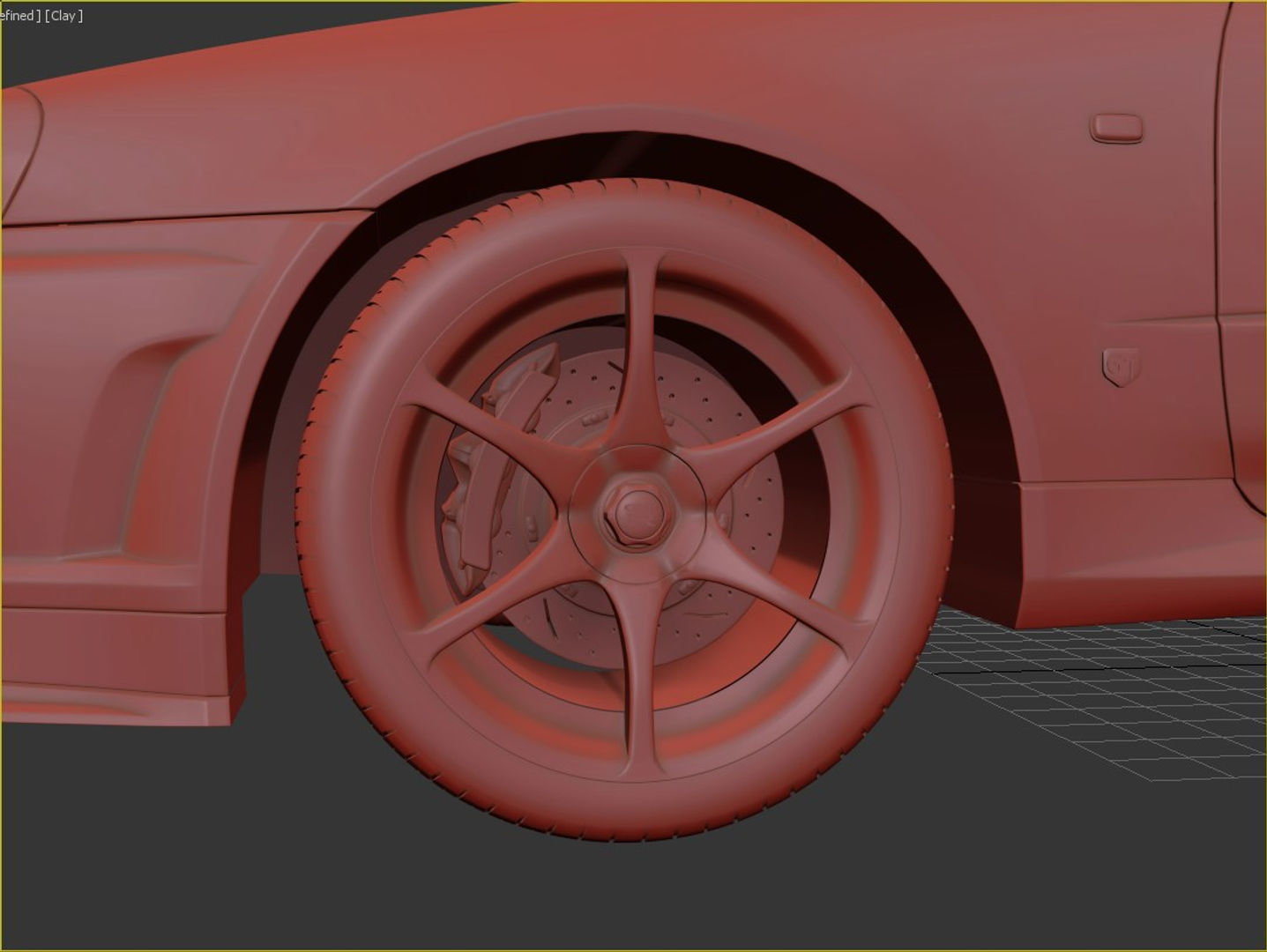 Nissan Skyline GT-R R34 3D model_12