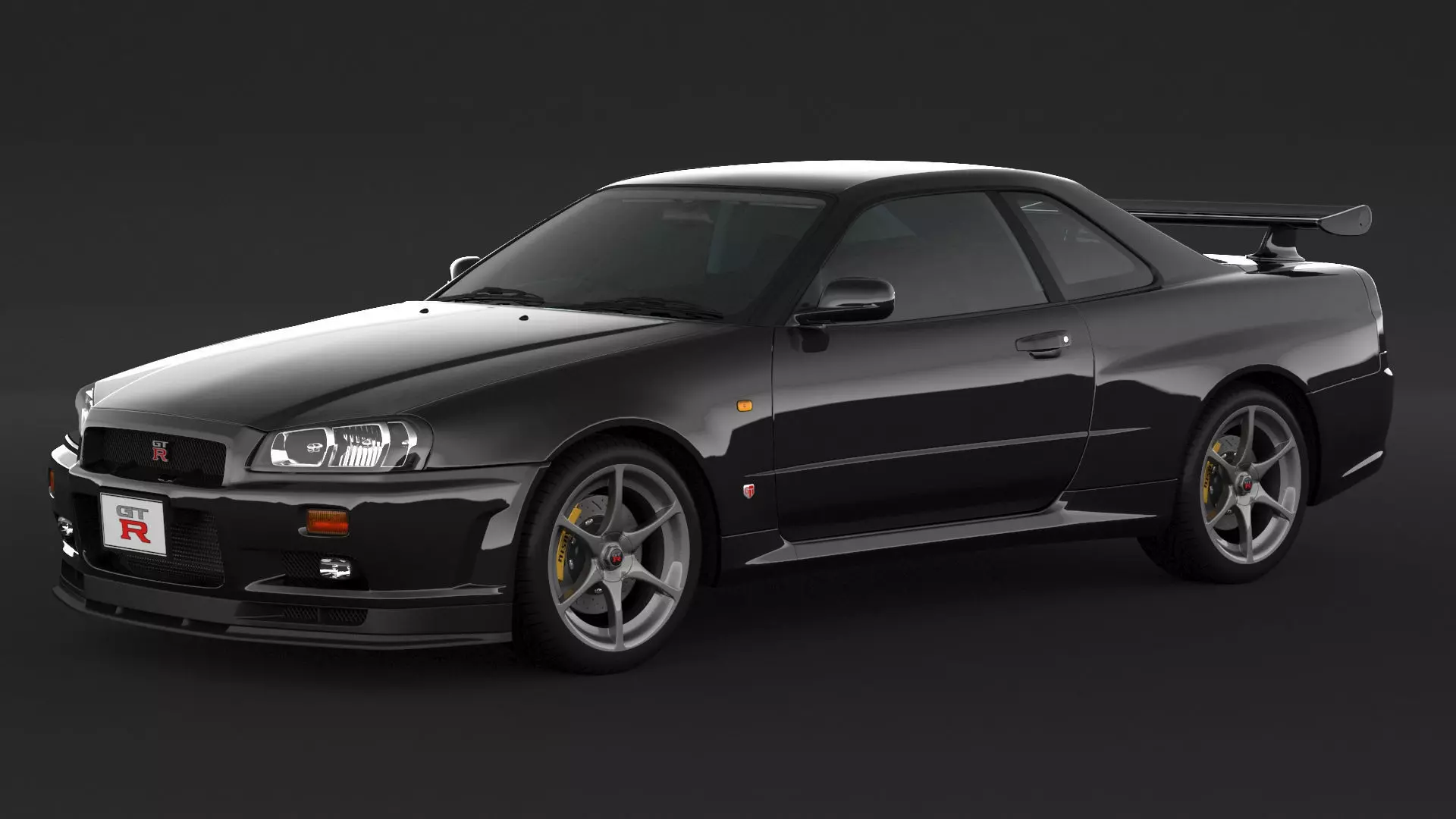 Nissan Skyline GT-R R34 3D model_0