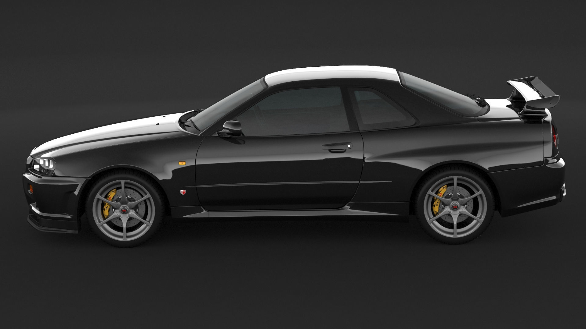 Nissan Skyline GT-R R34 3D model_4