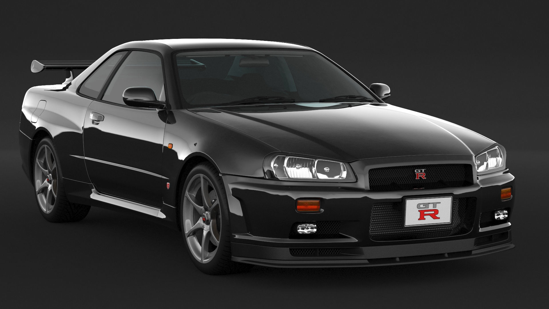 Nissan Skyline GT-R R34 3D model_2