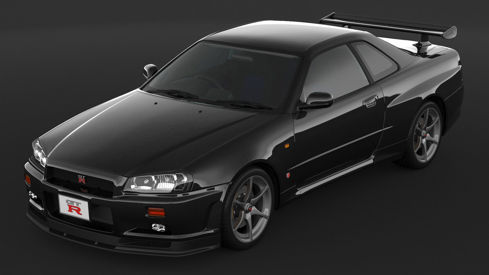 Nissan Skyline GT-R R34 3D model_5