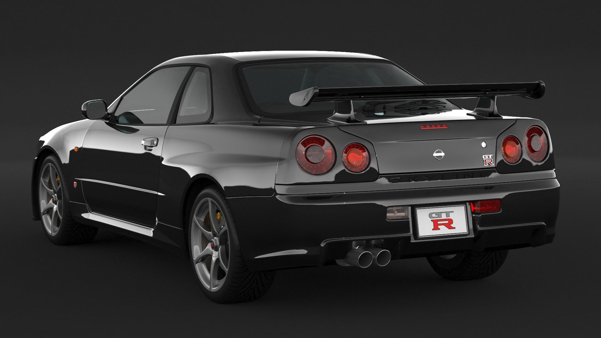 Nissan Skyline GT-R R34 3D model_3