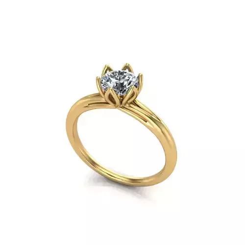 Solitaire Wedding Engagement Women Ring