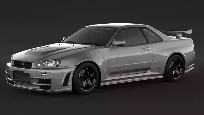 Nissan Skyline GT-R R34 Z-Tune 3D model