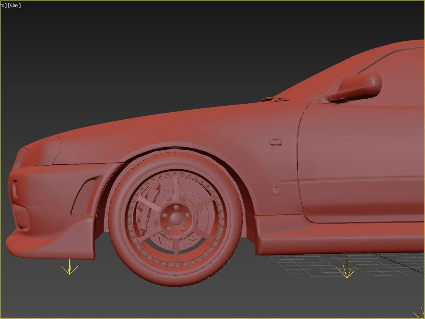 Nissan Skyline GT-R R34 C-West 3D model_13