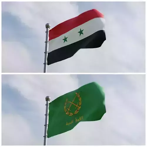 Animated Syria Flags