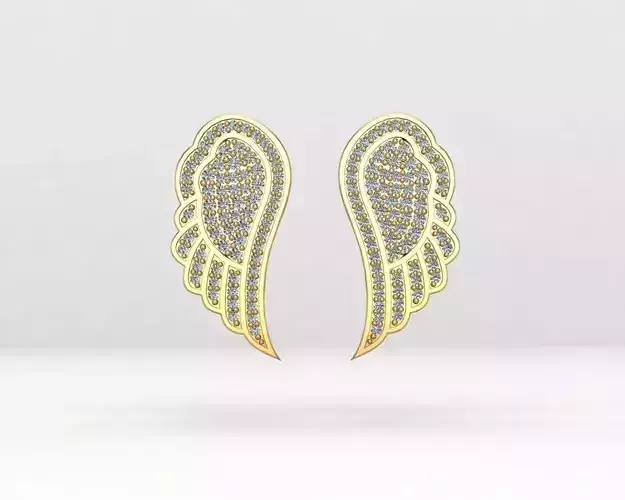 Wing earing 59-MP 3D print model