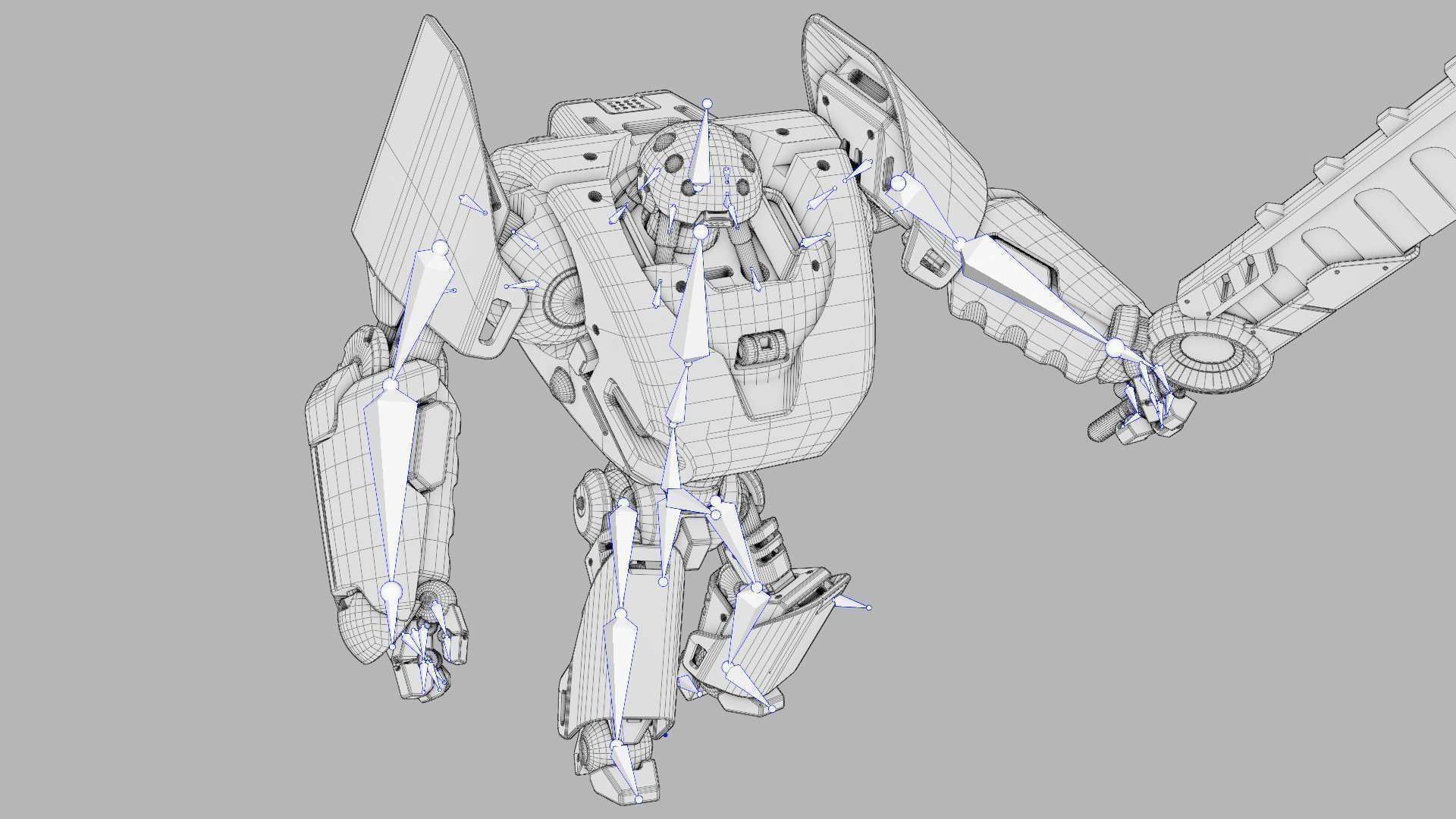 BATTLE DROID PHOVOSH  RIGGED 3D model_36