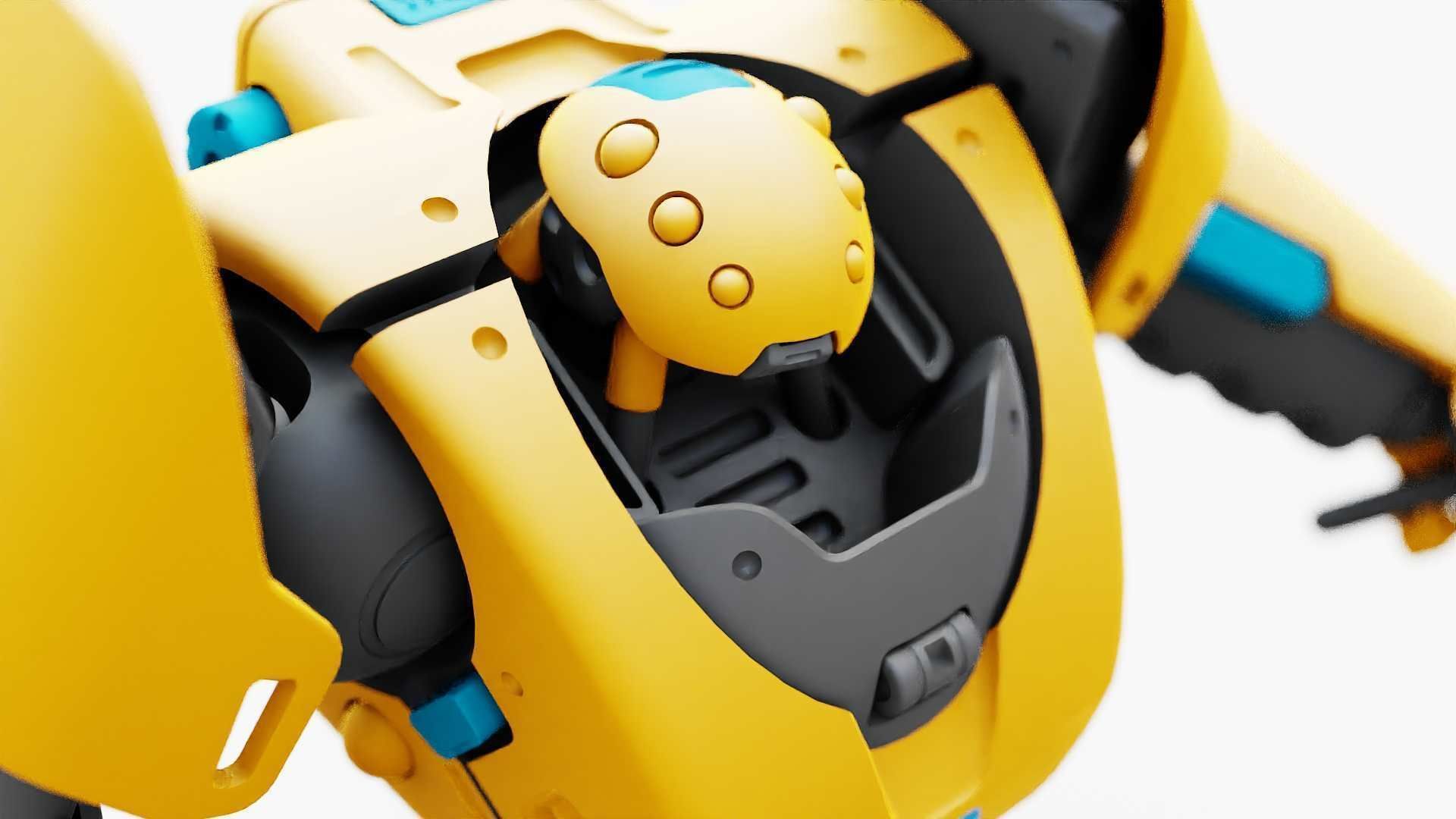 BATTLE DROID PHOVOSH  RIGGED 3D model_23