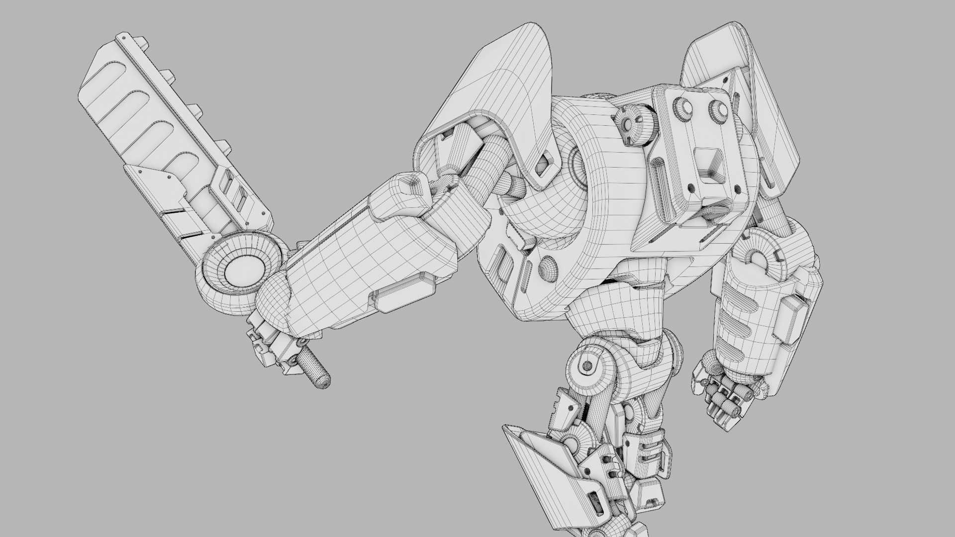 BATTLE DROID PHOVOSH  RIGGED 3D model_38