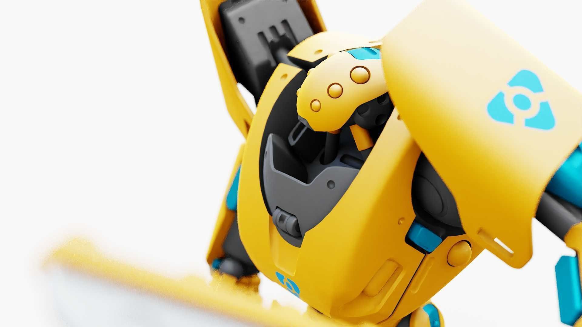 BATTLE DROID PHOVOSH  RIGGED 3D model_19