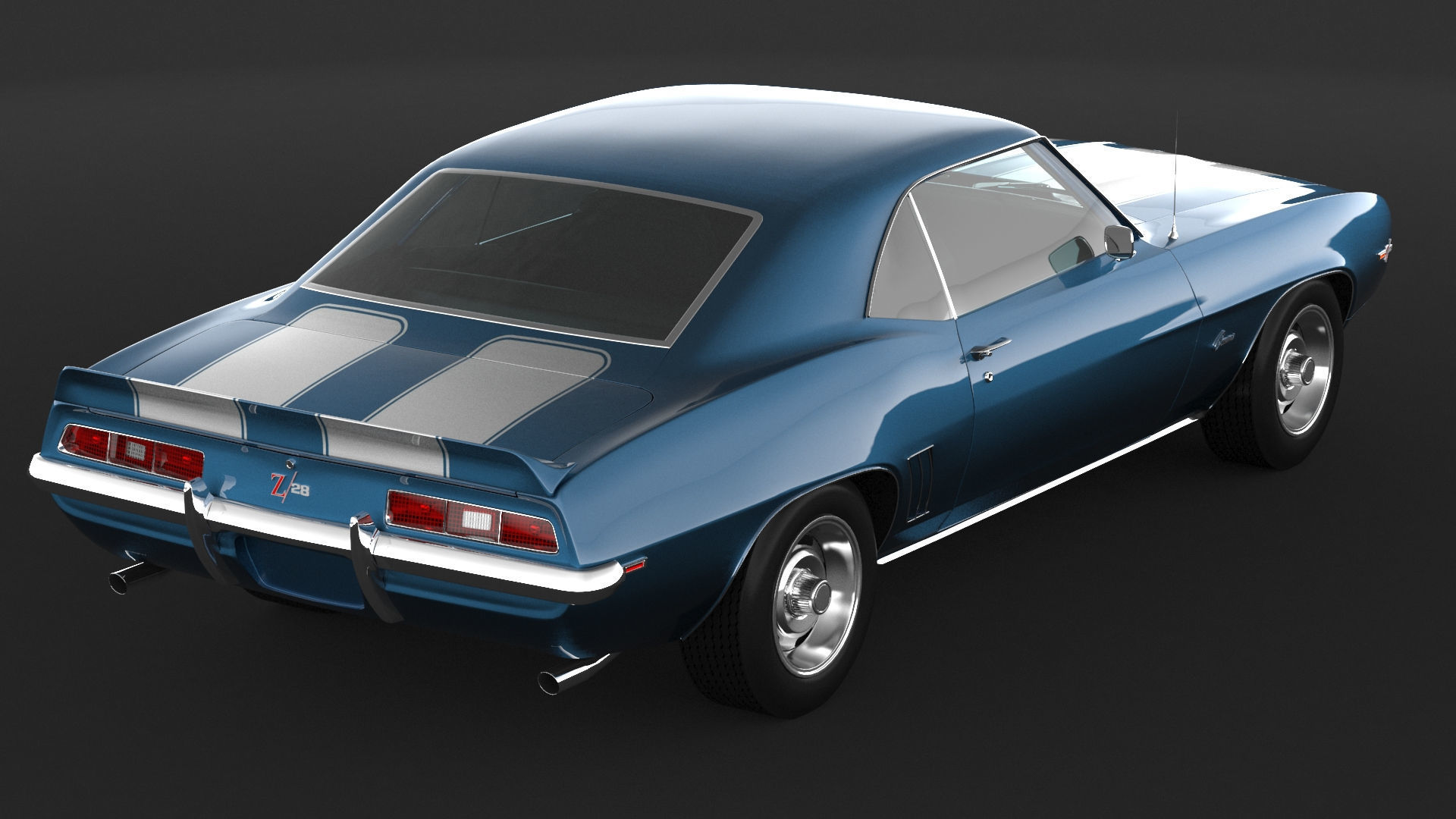 1969 Chevrolet Camaro z28 RS 3D model_6