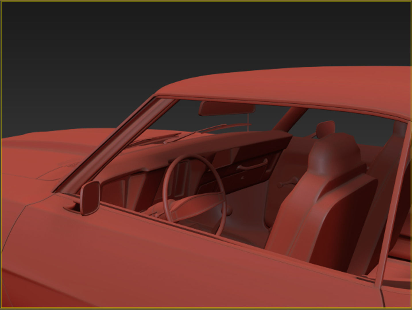 1969 Chevrolet Camaro z28 RS 3D model_12